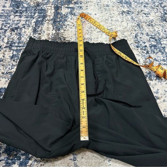 Abercrombie & Fitch Black Elastic Waistband Joggers Size Medium - Picture 10 of 11